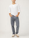 Eddie Classic Athletic Fit Tapered Leg Essential Twill Pants, Grey, hi-res image number 0